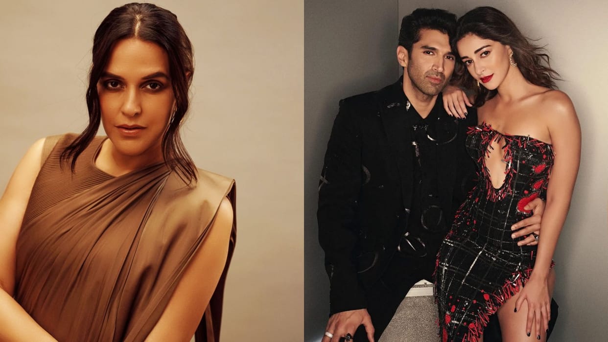 Neha Dhupia revealed some quirky possible bios of BTown celebs hints Ananya Panday Aditya Roy Kapur affair