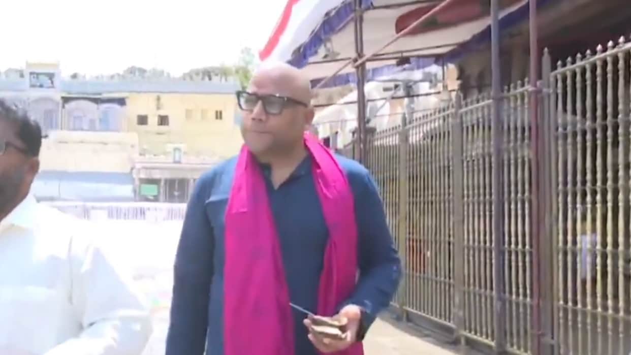 Animal director Sandeep Reddy Vanga goes bald in Tirumala Temple Prayers Ahead Of Prabhas Starrer Spirit