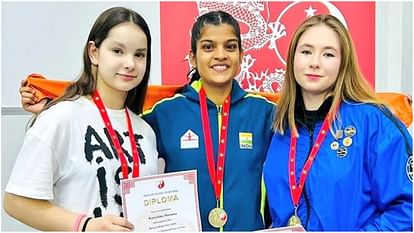 Wushu: Satna's Vaishnavi adopted Wushu for self-protection, won gold in her first international tournament