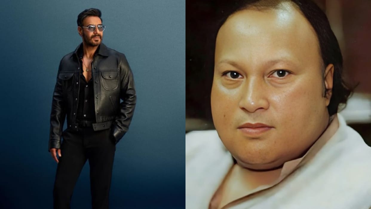 Throwback thursday when Nusrat fateh ali khan sung 55 song for Shaitaan actor Ajay Devgn Film Kachche dhaage