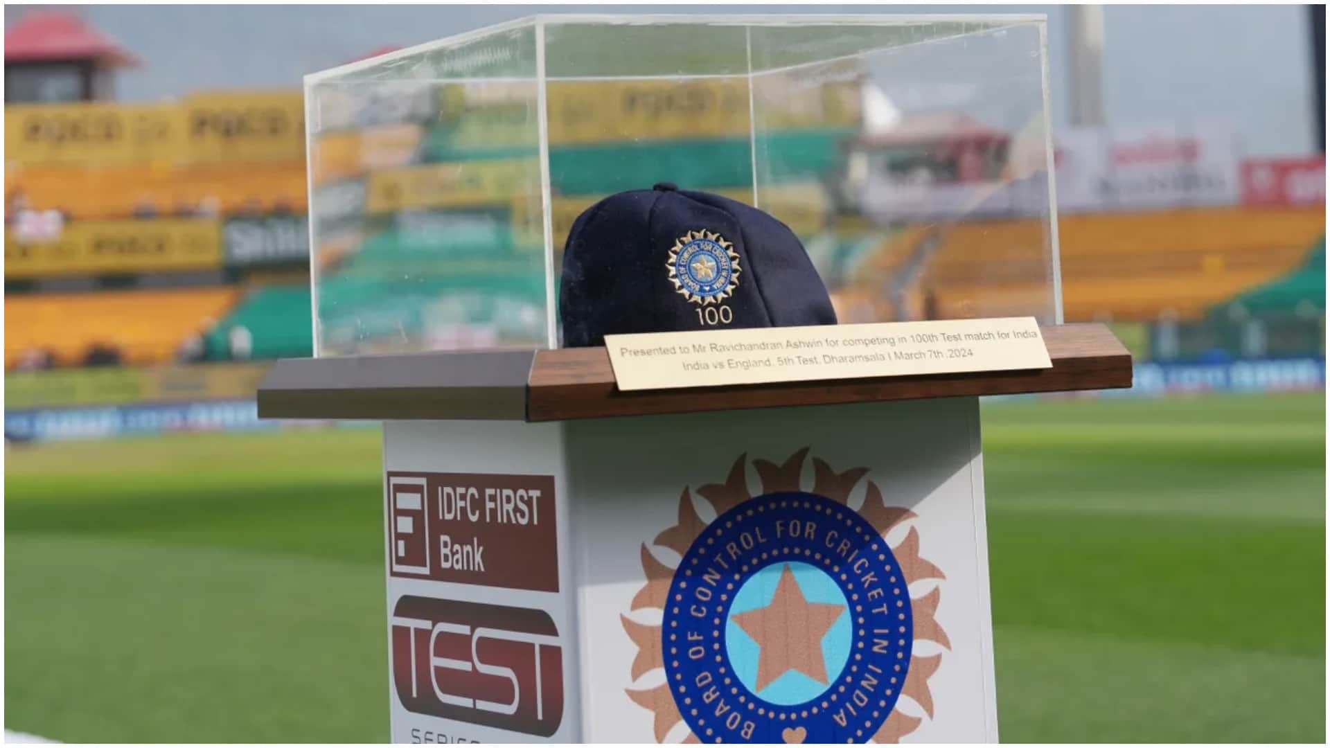Ashwin 100th Test Photos, got special cap from coach Dravid, wife Prithi emotional, both daughters present