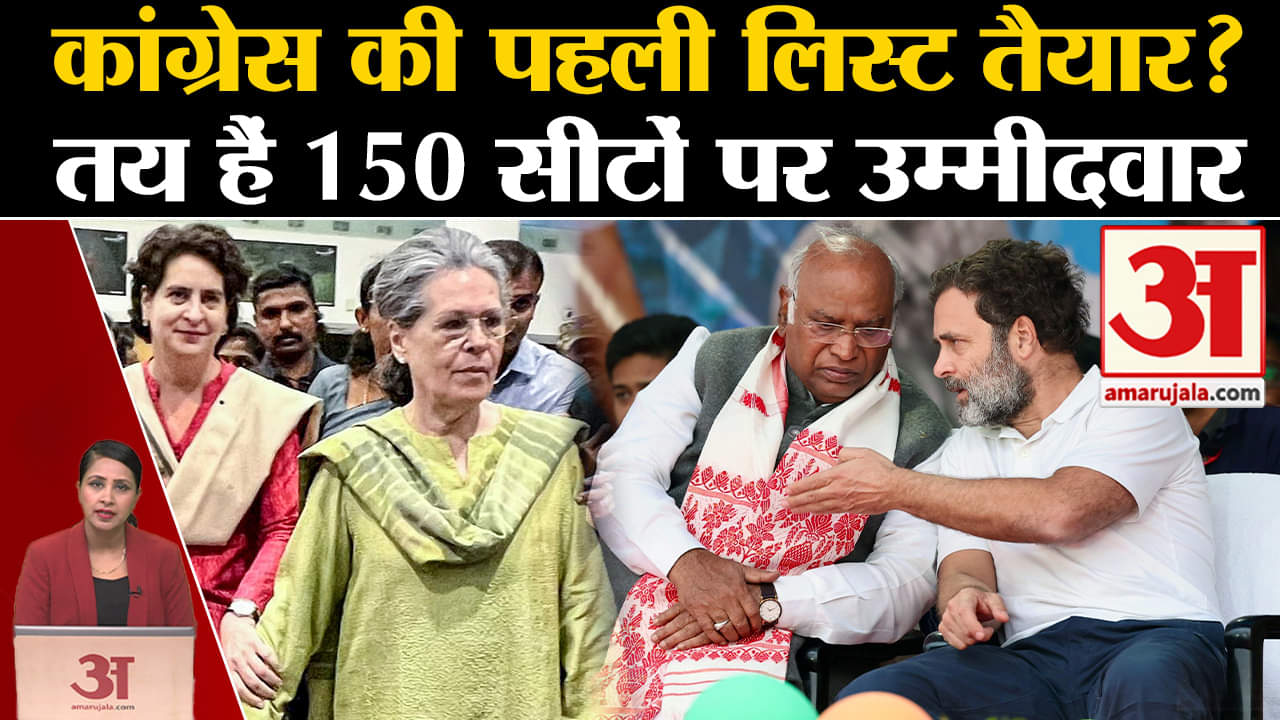 Congress First List: CEC की बैठक में लगभग 150 सीटों पर उम्मीदवारों पर लिया जाएगा फैसला। Rahul Gandhi