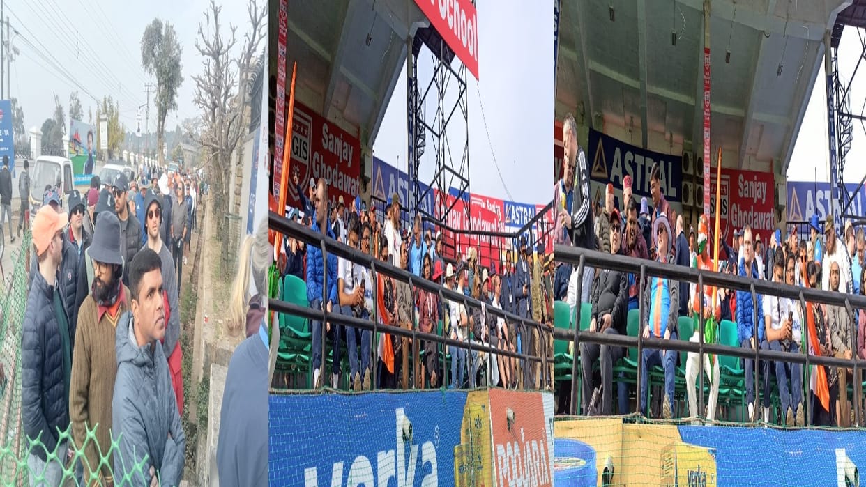 First day of India-England test match started with 10 percent spectators