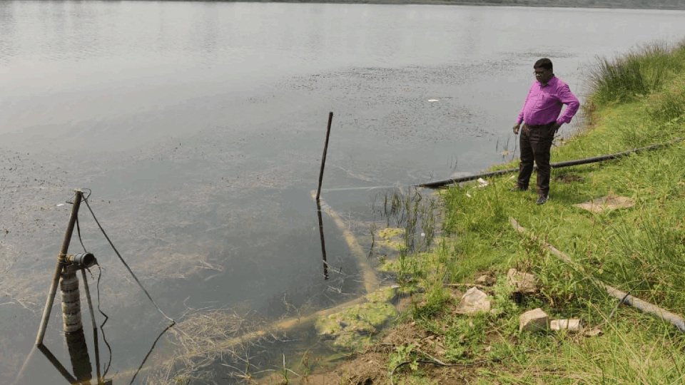 Water resources department served notice to seven fish farmers in Bemetara
