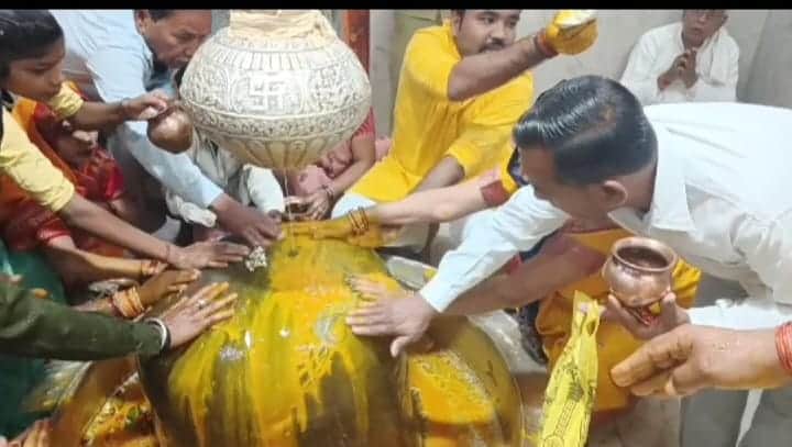 Damoh News: Turmeric offered to Lord Jogeshwaranath, marriage procession will take place tomorrow