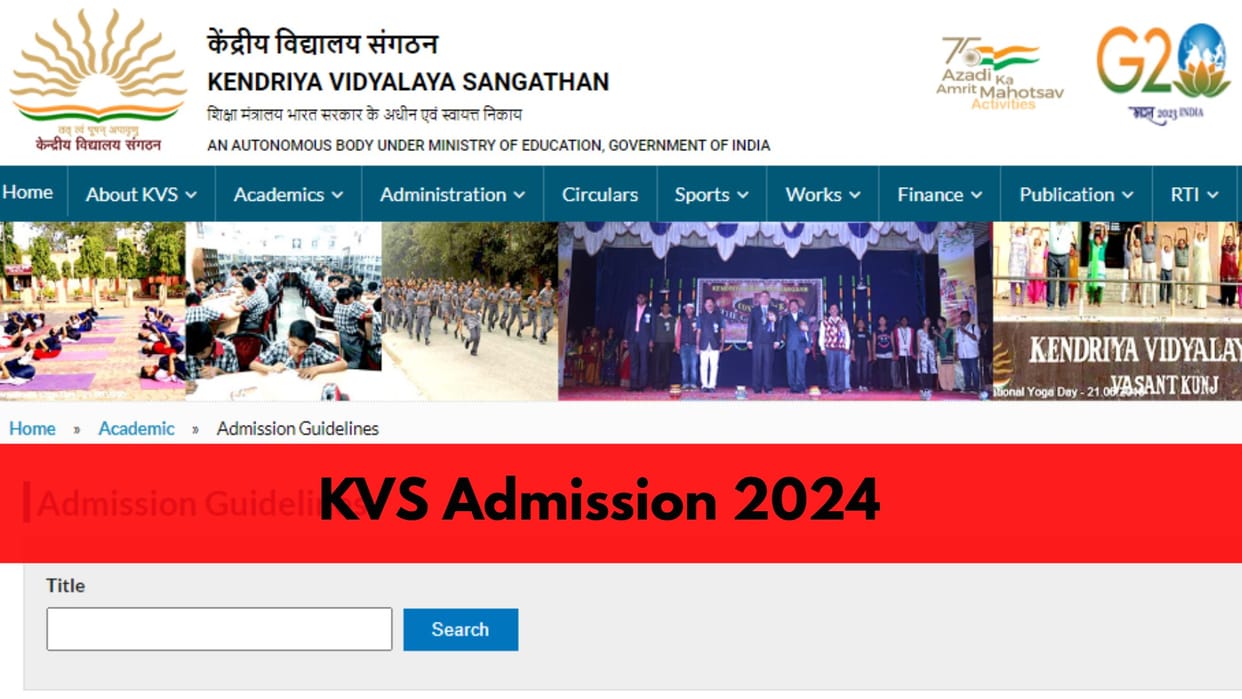 Registration for KVS Class 1 Admission 2024 will begin from April 1; Check details here