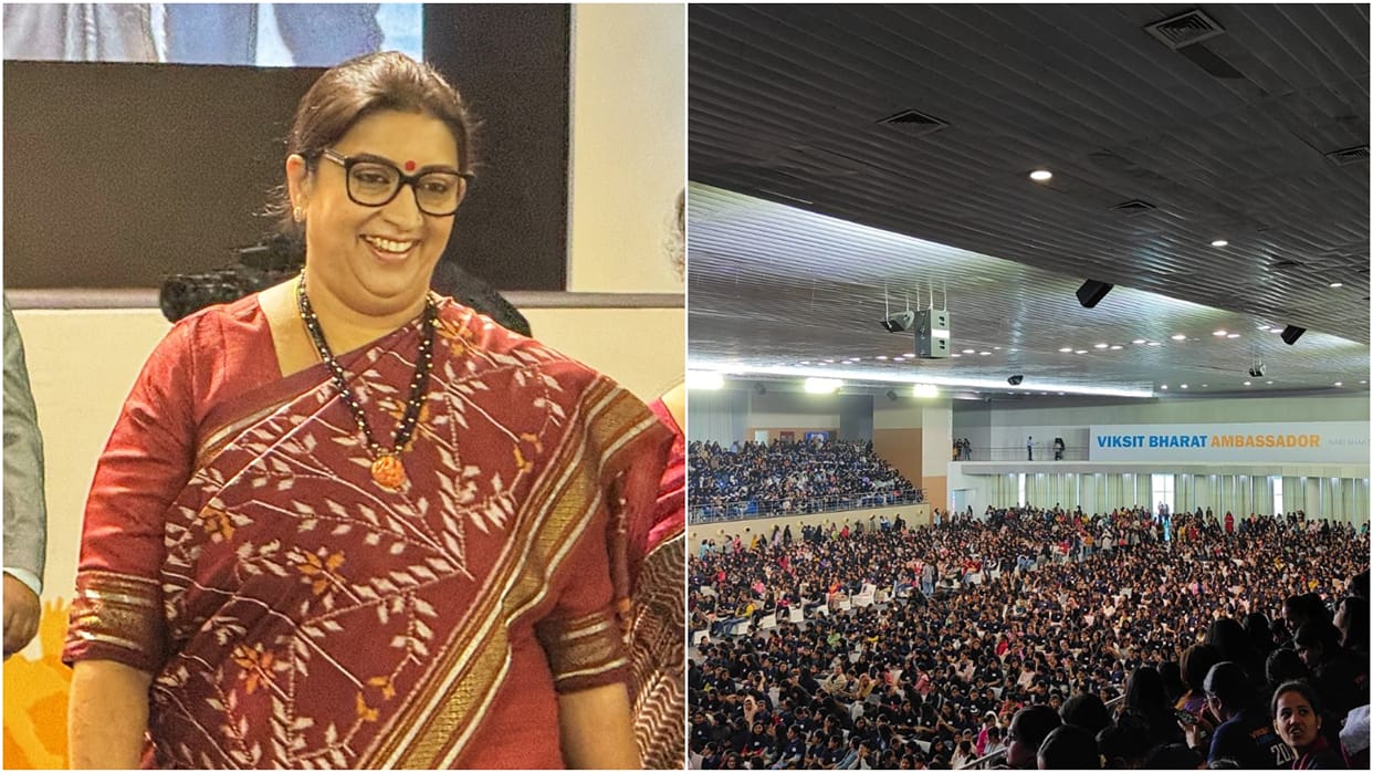Smriti Irani at Nari Shakti Conclave: When toilets were built for women, opposition protested