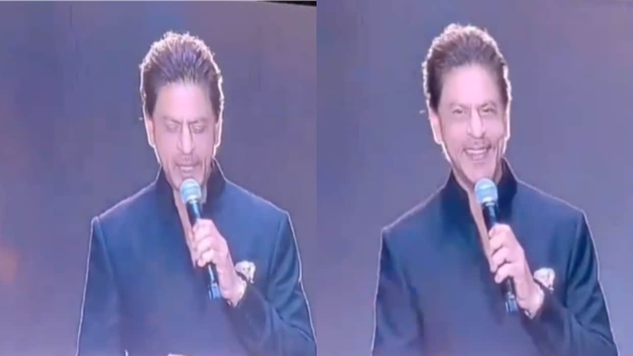 Shah Rukh Khan talks people in Gujarati at the Anant Radhika pre-wedding celebrations part 2 in Jamnagar