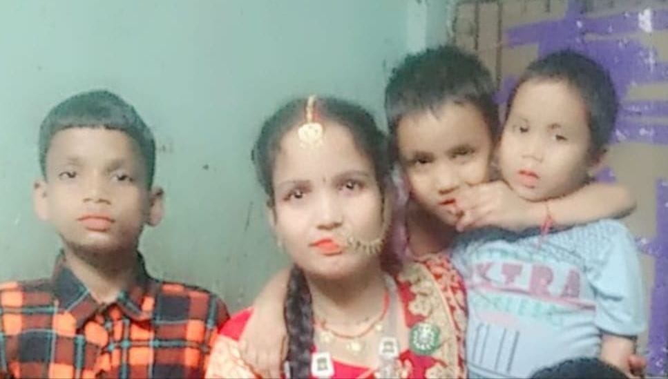 Sitapur: Wife along with three children consumed poison due to dispute with husband, all four died