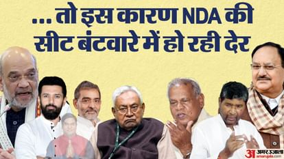 Bihar News 2024 Election seat sharing in bjp jdu party, chirag paswan, upendra kushwaha, mukesh sahni, manjhi