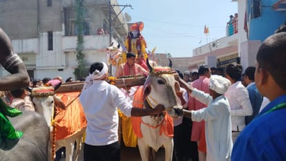 Mahashivratri 2024: Union Minister Nityanand Rai became wedding guest of Lord Shiva; Bullock cart, Vaishali