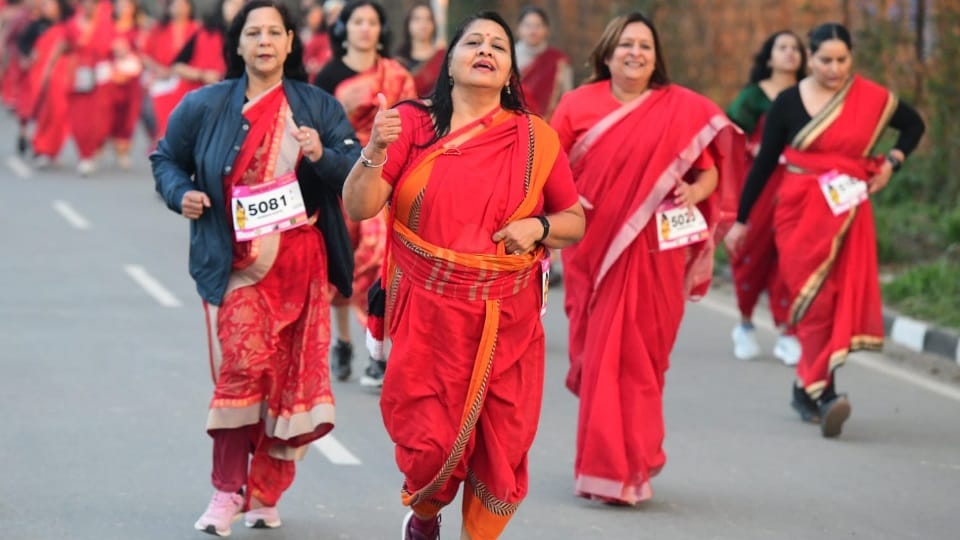 Saree Run in Chandigarh