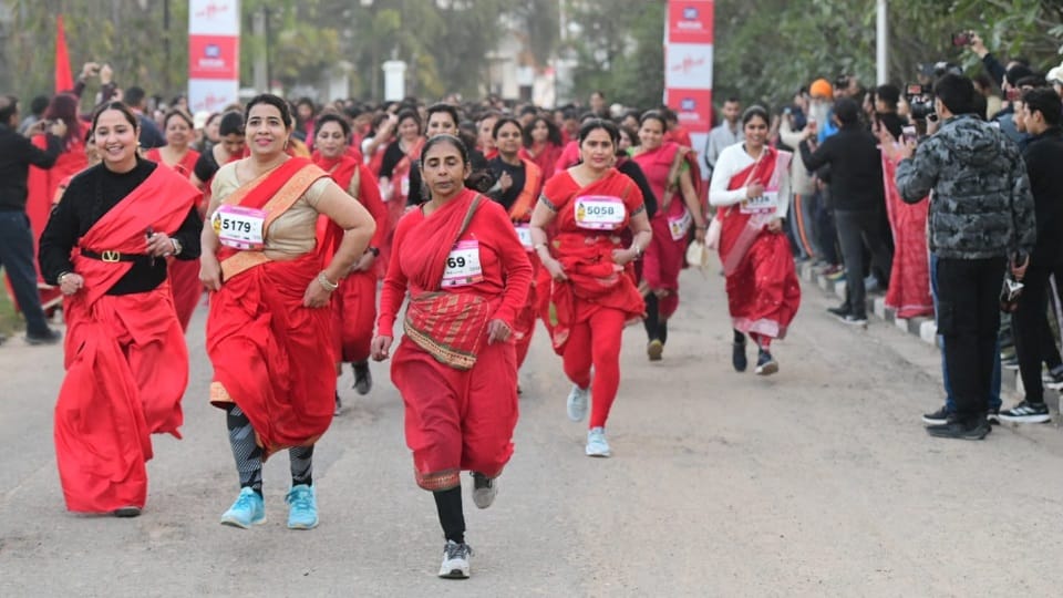Saree Run in Chandigarh