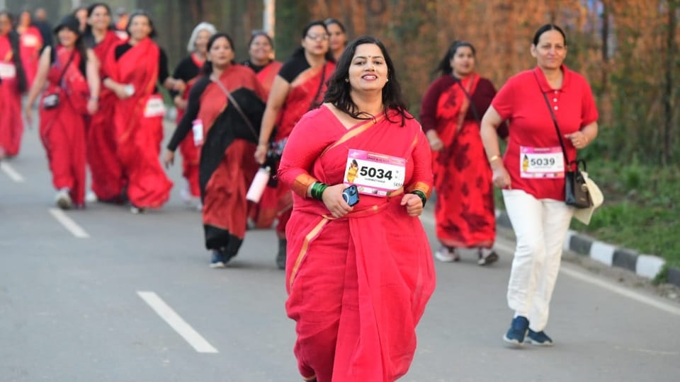 Saree Run in Chandigarh