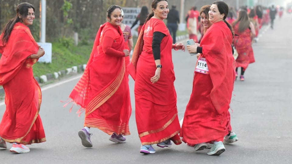 Saree Run in Chandigarh