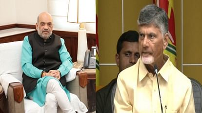 Chandrababu Naidu meets Amit Shah in Delhi, talks over BJP-TDP alliance in Andhra Pradesh in lok sabha polls