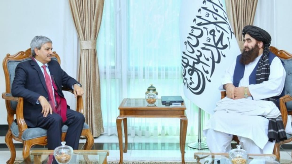 Indian diplomat JP Singh hold talks with Afghan FM Amir Khan Muttaqi on security, trade and narcotics