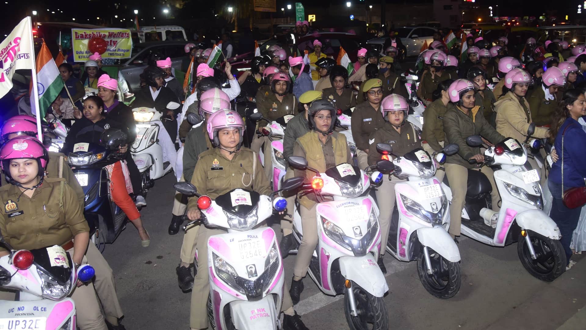 Women's Day 2024: women rally in Lucknow.