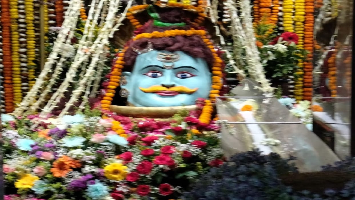 Mahashivratri, lord Bajrang Bali had placed Shivalinga in Mahadevghat raipur chhattisgarh