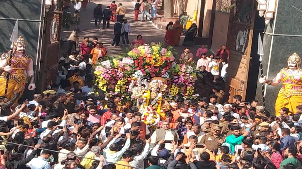 Shiv Barat From Sri Krishnajanma Bhoomi In Mathura On Mahashivratri