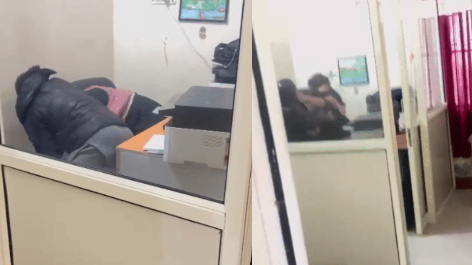 fight between principal and teacher surfaced in Ghaziabad viral video