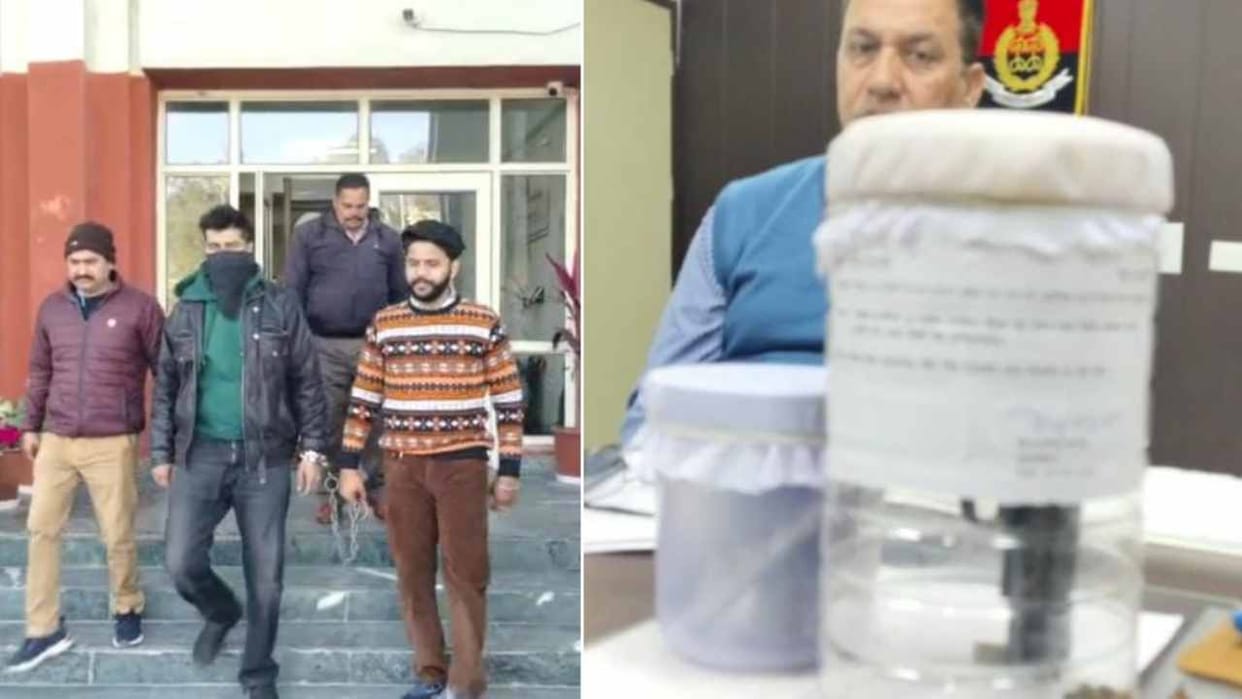 Police arrested drug smuggler with pistol in Pathankot