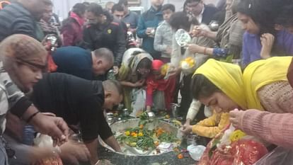 Devotees gathered in temples in Punjab on Mahashivratri