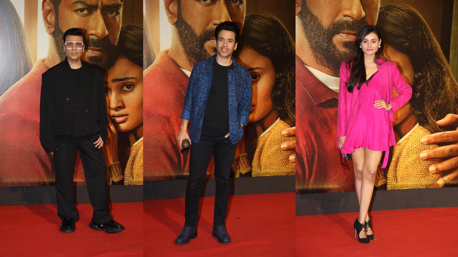 Shaitaan Screening ajay devgn yug jyothika suriya R Madhavan kartik aaryan Rajkumar Hirani Jaideep Ahlawat