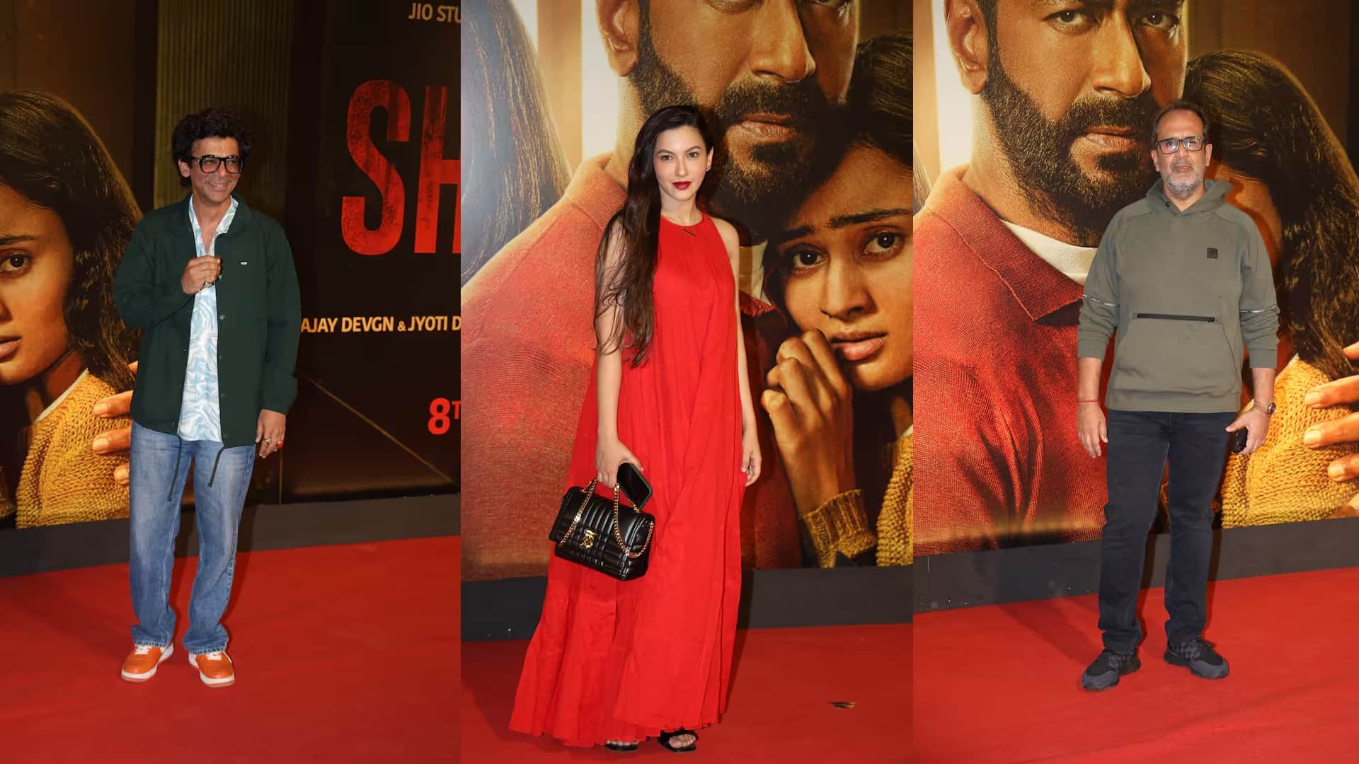 Shaitaan Screening ajay devgn yug jyothika suriya R Madhavan kartik aaryan Rajkumar Hirani Jaideep Ahlawat