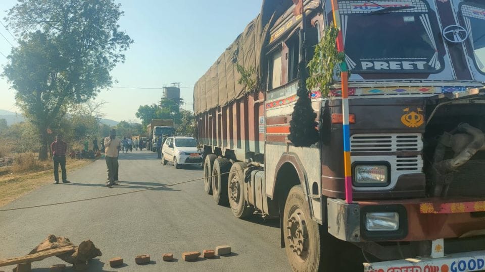 Six year old girl died in road accident in Korba