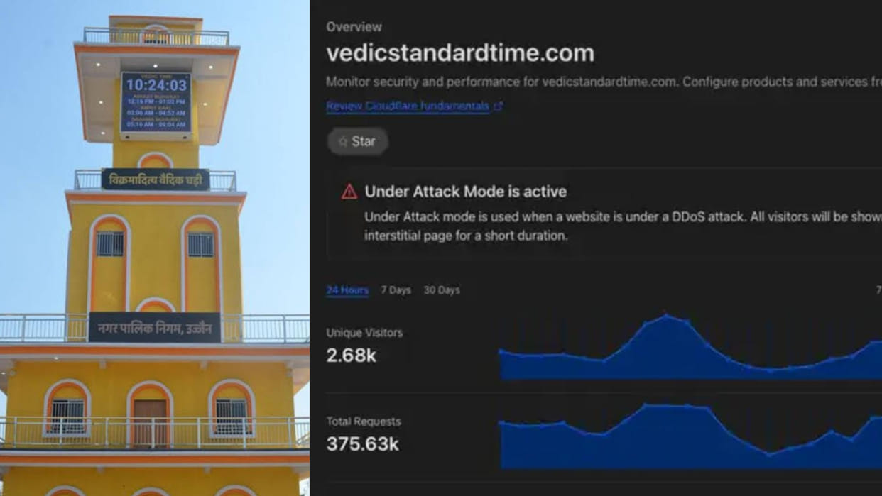 Cyber Attack: Cyber attack on Vikramaditya Vedic Ghadi app, PM Modi had virtually launched it a week ago