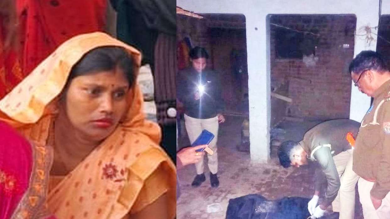 drunken husband killed wife by burning her alive in Budaun
