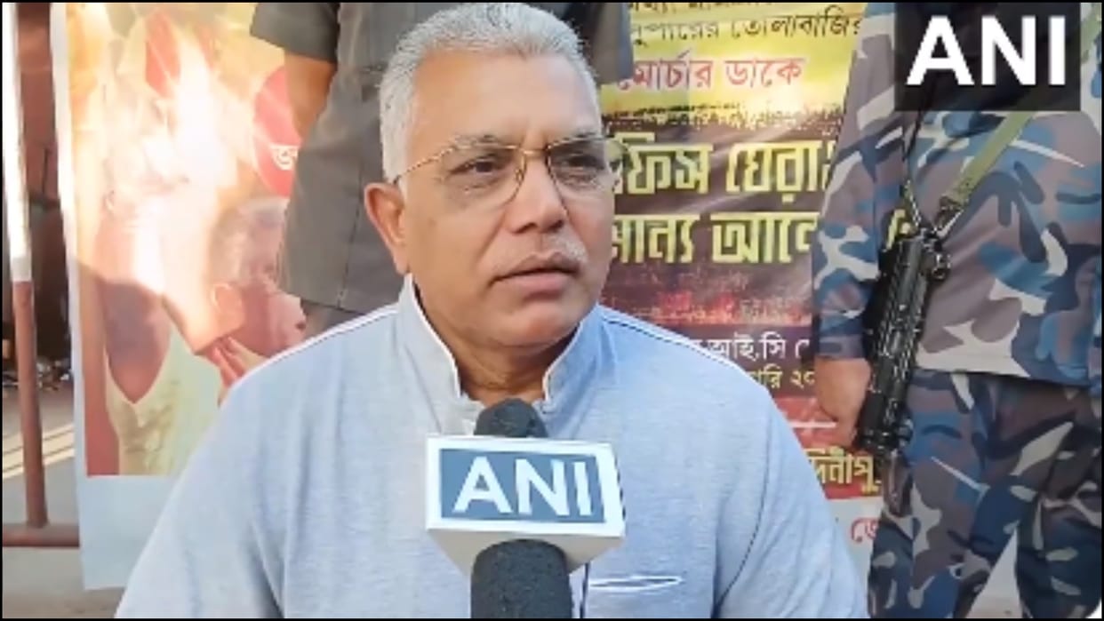 Sandeshkhali violence shahjahan sheikh BJP MP Dilip Ghosh statement PM Modi Siliguri visit