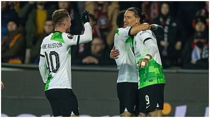 Europa League: डार्विन के दो गोल से लिवरपूल ने स्पार्टा को 5-1 से रौंदा, अंतिम-16 में रोमा ने ब्राइटर को हराया Europa League: With two goals from Darwin, Liverpool defeated Sparta 5-1, Roma defeated Brighter