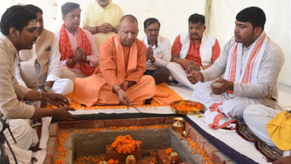 CM Yogi laid the foundation stone of NCC Training Academy in Gorakhpur
