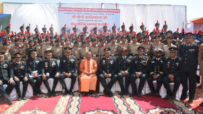 CM Yogi laid the foundation stone of NCC Training Academy in Gorakhpur