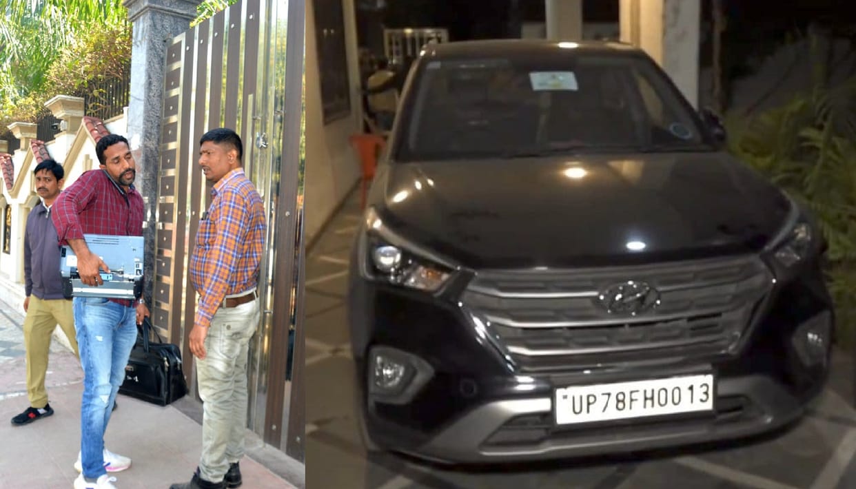 Shocking revelation in the raid, Irfan's helper in police too, car seized from gangster found parked at home