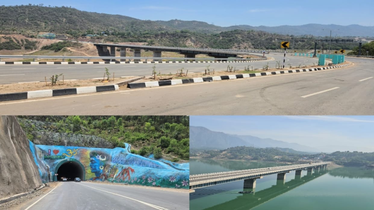 Himachal: Prime Minister Modi inaugurates Kiratpur-Nerchowk fourlane till Pung