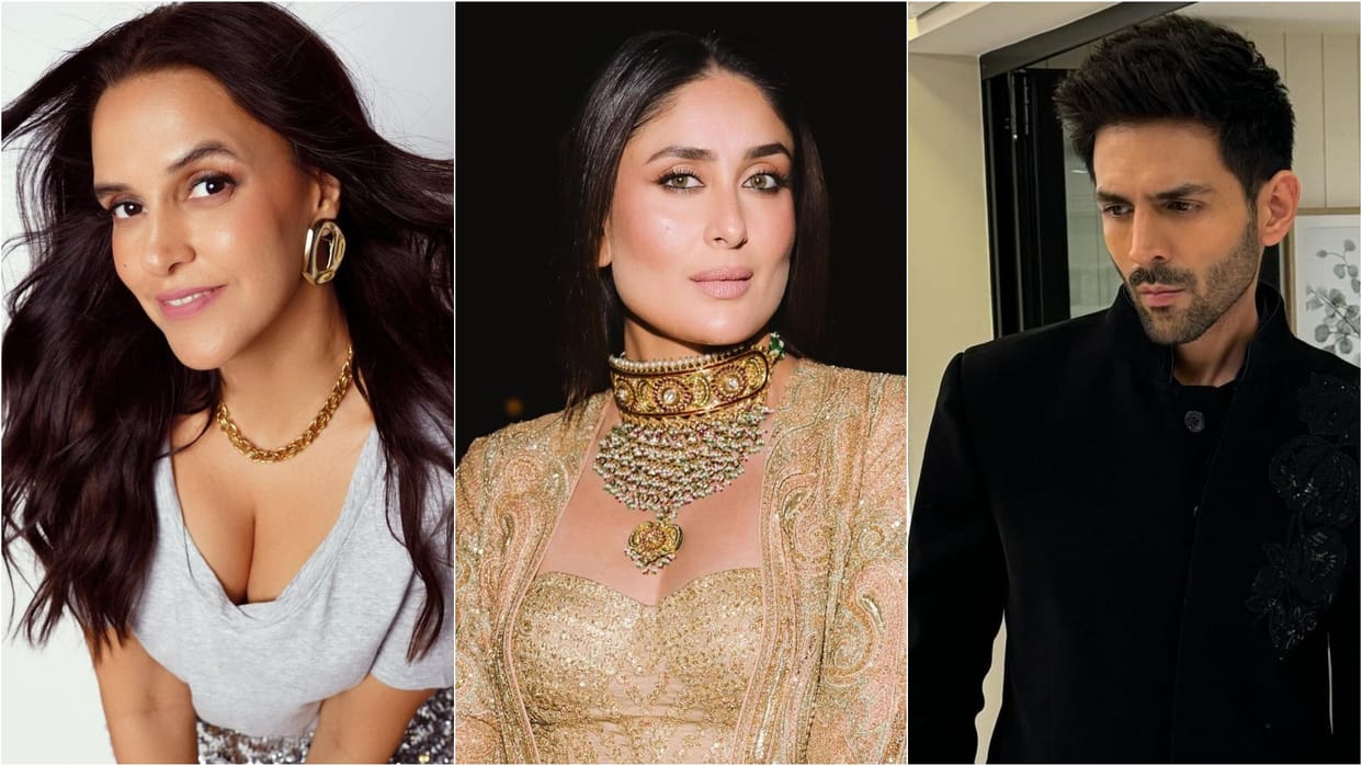 Bollywood actress neha dhupia said this about kareena kapoor khan and kartik aaryan