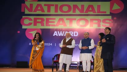 Achievement: Prayagraj's Jhanvi honored with National Creators Award by PM Modi