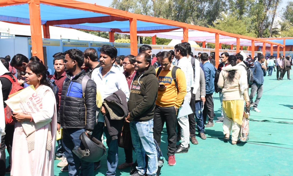 Skills Mahotsav: More than 90 companies participated in the employment fair
