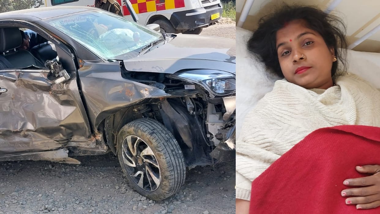 over speed car crushed three children in Pilibhit