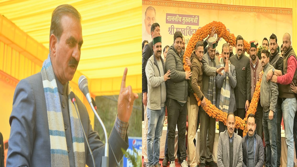 cm Sukhu said that maybe the conscience of the rebels will awaken by meditating in Uttarakhand.