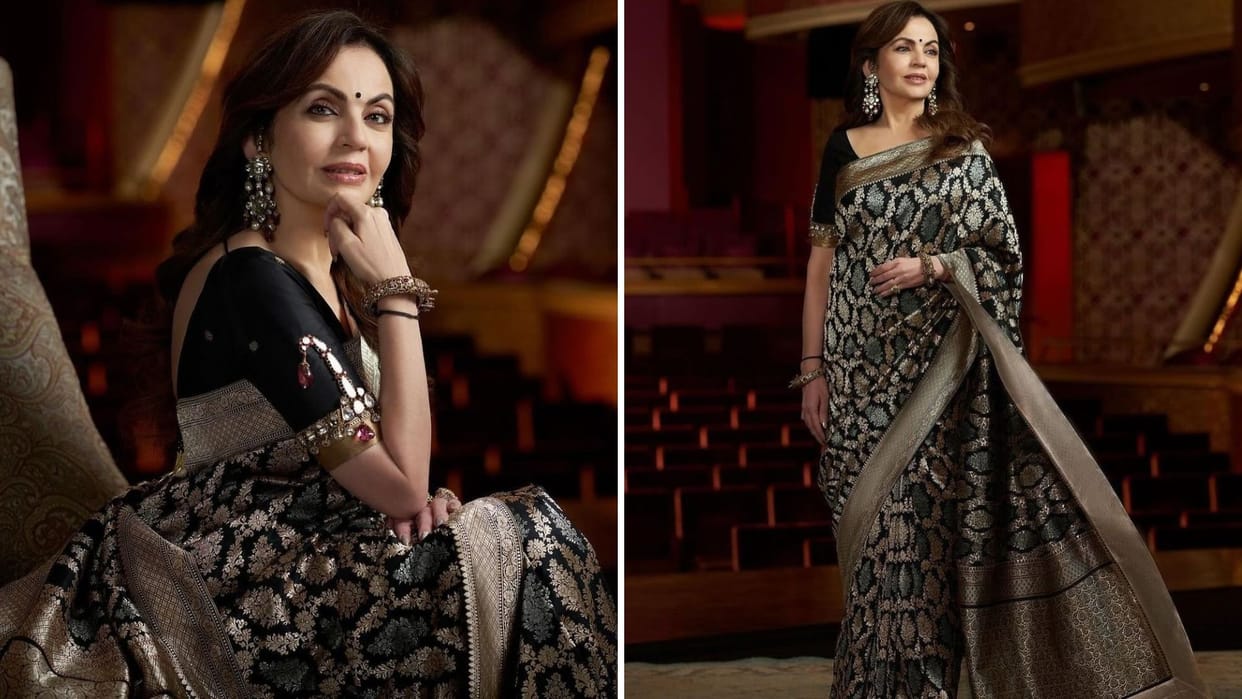 Kashi's National Awardee had prepared Banarasi Jangala saree for Nita Ambani in Miss World 2024