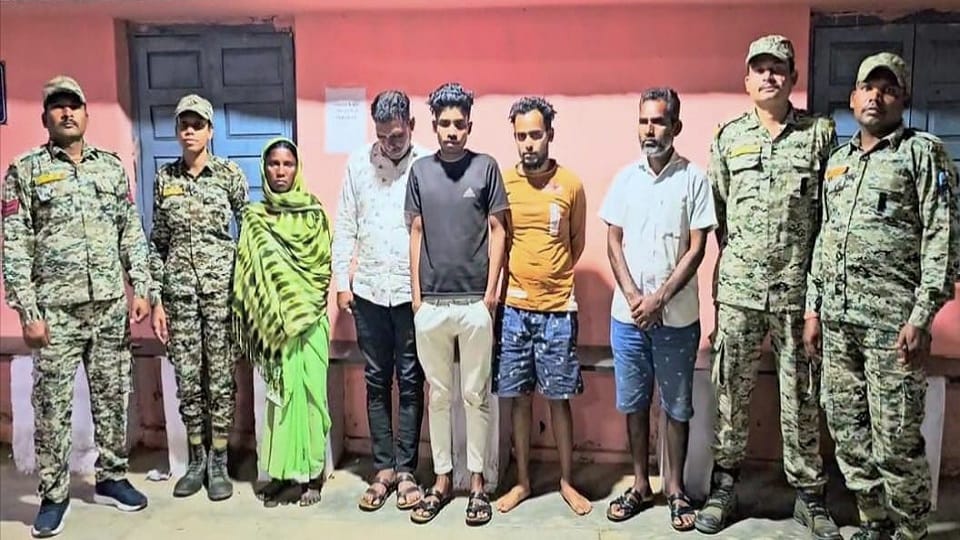 Police arrested five accused from Jagdalpur