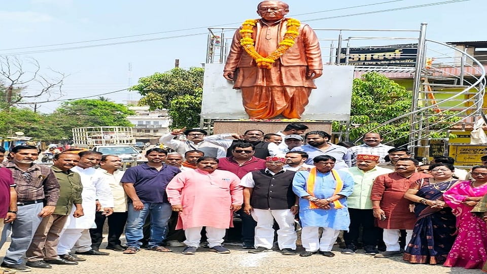 Former MP Late Baliram Kashyap 13th death anniversary in Jagdalpur