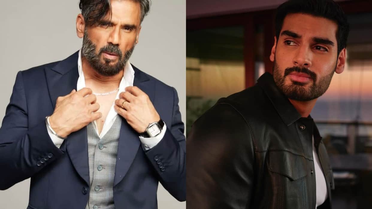 Suniel Shetty Shares emotional post for son Ahan Shetty after Sanki announcement know what he says