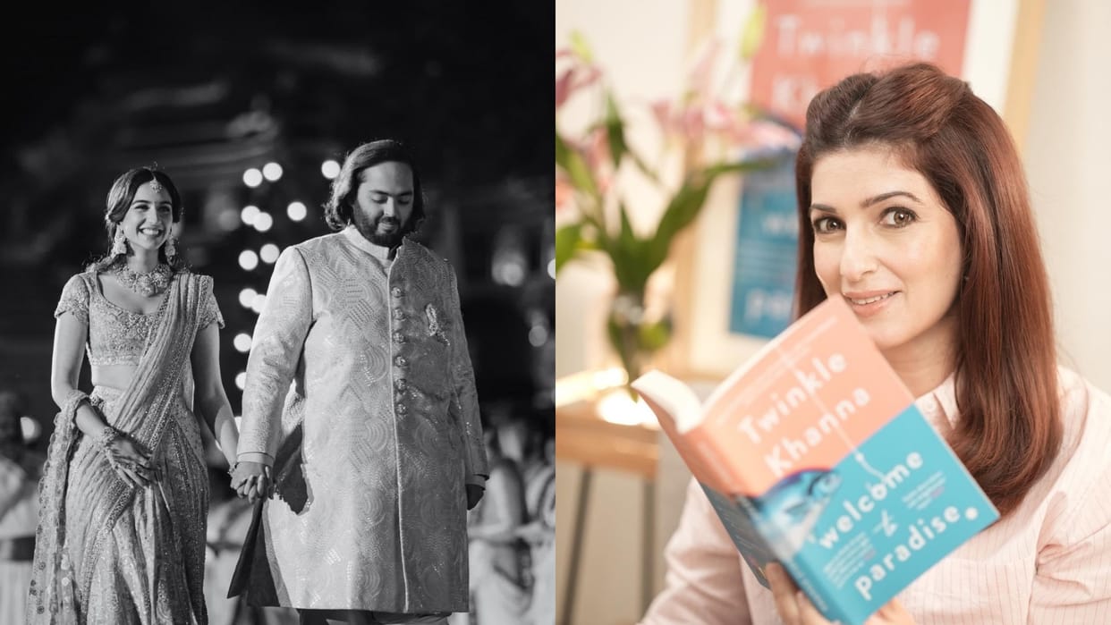 Twinkle Khanna talks about Radhika Anant pre wedding said I attended the Ambani festivities through Instagram
