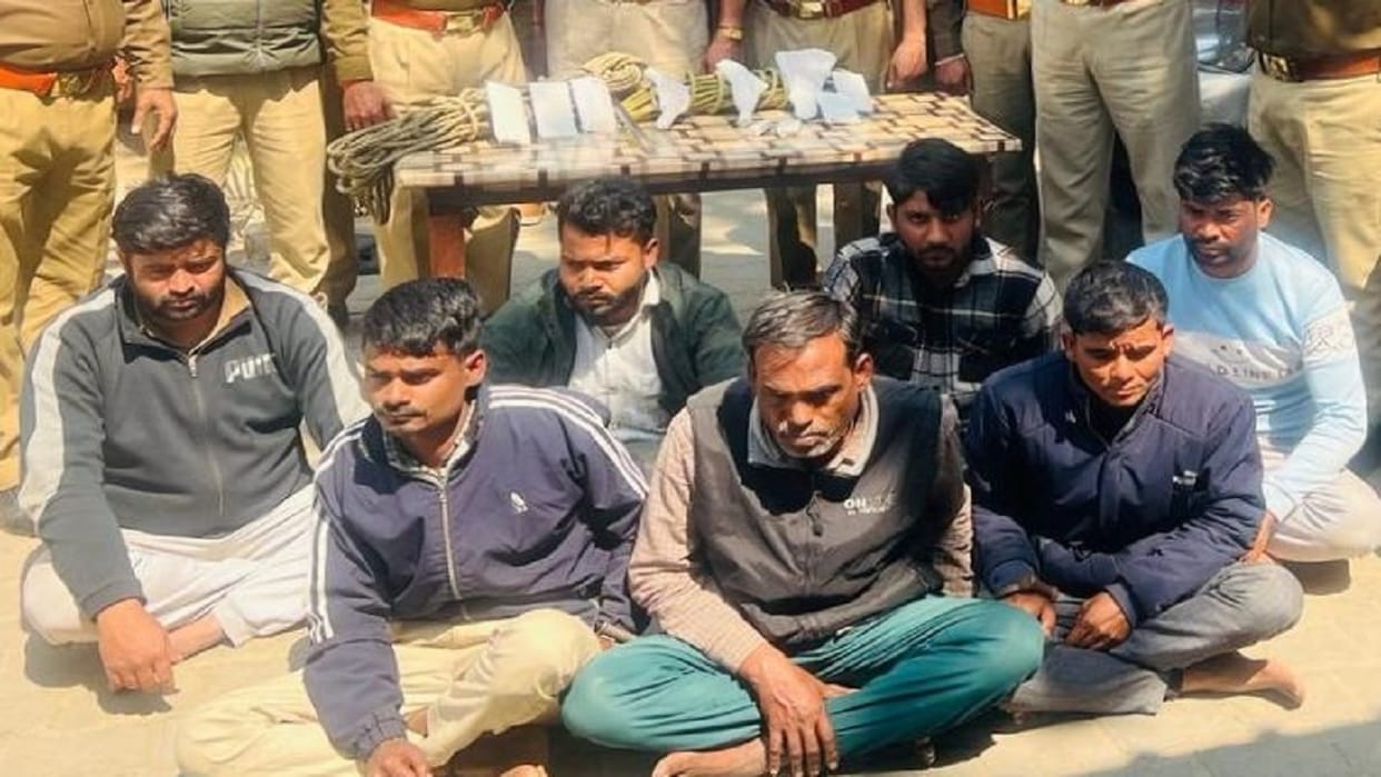Police arrested seven accused in the encounter