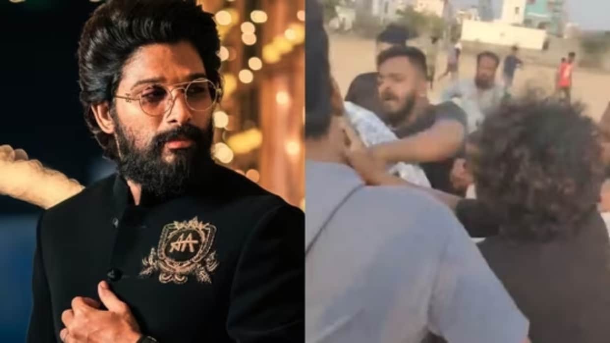 Allu Arjun fans trash man in Bengaluru ask him to chant actors name police responds video goes viral